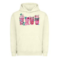 Pigment Pistachio Breast Cancer Coffee Cups Urban Hoodie - FaDigitalArtStudio