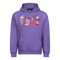 Tulip Breast Cancer Coffee Cups Urban Hoodie - FaDigitalArtStudio