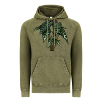 Vintage Olive Amazon Elephant Ear Vintage Hoodie - LillyAllenDesigns