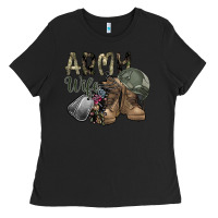 Black army wife Ladies Tee - SublimationCraftShop