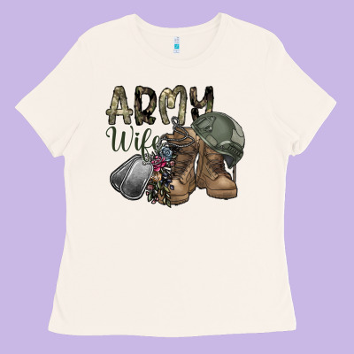 Army Wife Ladies Tee Designed By Sublimationcraftshop