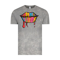 Cloud Rock summer vibes lips Vintage Tee - Jasminsmagicworld