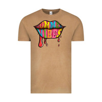 Vintage Camel summer vibes lips Vintage Tee - Jasminsmagicworld