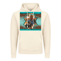 Vintage Artic western rodeo bullfighter Aztec leopard turquoise Vintage Hoodie - BarkalooDesign