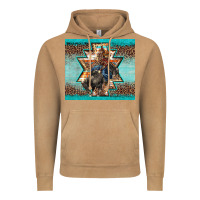 Vintage Camel western rodeo bullfighter Aztec leopard turquoise Vintage Hoodie - BarkalooDesign