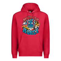 Cardinal American honey smiley Premium Hoodie - HowdyJamesFarm