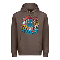 Coffee American honey smiley Premium Hoodie - HowdyJamesFarm