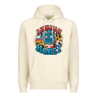 Sandshell American honey smiley Premium Hoodie - HowdyJamesFarm