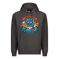 Smoke American honey smiley Premium Hoodie - HowdyJamesFarm