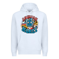 White American honey smiley Premium Hoodie - HowdyJamesFarm