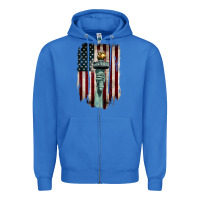 True Royal statue of liberty torch Zipper Hoodie - BarkalooDesign