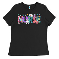 Black Easter Nurse Easter Day Ladies Tee - Neo Western
