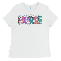 White Easter Nurse Easter Day Ladies Tee - Neo Western