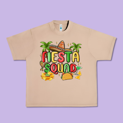 Fiesta Squad Urban Heavy Tee Designed By Maliassmallbusiness