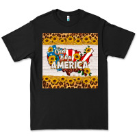 Black god bless america square coaster Premium Tee - HRA Design Shop
