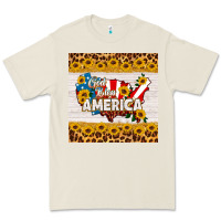 Bone god bless america square coaster Premium Tee - HRA Design Shop