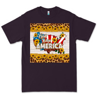 God Bless America Square Coaster Premium Tee | Teevron