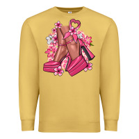 Antique Gold Cancer high heels Cancer Awareness Premium Sweatshirt - HowdyJamesFarm