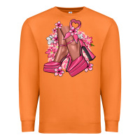 Carrot Cancer high heels Cancer Awareness Premium Sweatshirt - HowdyJamesFarm