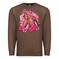 Chestnut Cancer high heels Cancer Awareness Premium Sweatshirt - HowdyJamesFarm