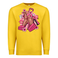 Lemon Cancer high heels Cancer Awareness Premium Sweatshirt - HowdyJamesFarm