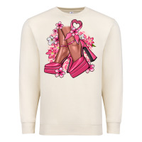 Sandshell Cancer high heels Cancer Awareness Premium Sweatshirt - HowdyJamesFarm