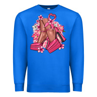 True Royal Cancer high heels Cancer Awareness Premium Sweatshirt - HowdyJamesFarm