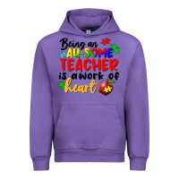 Tulip Being an au some teacher is a work of the heart Urban Hoodie - FaDigitalArtStudio