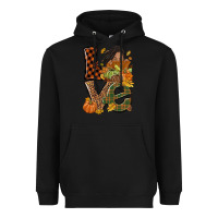 Black Love Fall with afro woman Heavyweight Hoodie - NancyCooperArtShop