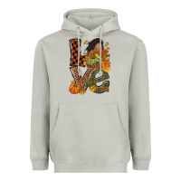 Moon Dust Love Fall with afro woman Heavyweight Hoodie - NancyCooperArtShop