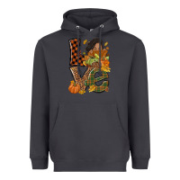 Smoke Love Fall with afro woman Heavyweight Hoodie - NancyCooperArtShop