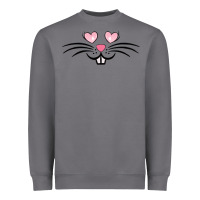 Storm bunny face easter Heavyweight Sweatshirt - MaliasSmallBusiness