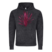 Vintage Black Pink Cordyline Vintage Hoodie - LillyAllenDesigns