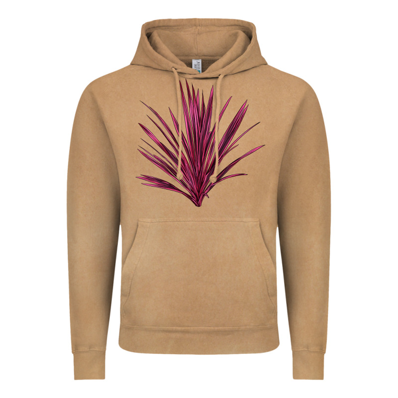 Pink Cordyline Vintage Hoodie by LillyAllenDesigns | Teevron