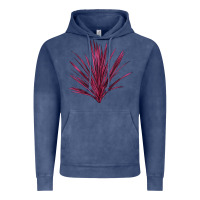 Vintage Denim Pink Cordyline Vintage Hoodie - LillyAllenDesigns
