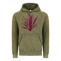 Vintage Olive Pink Cordyline Vintage Hoodie - LillyAllenDesigns