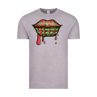 Vintage Zinc summer vibes watermelon lips Vintage Tee - Jasminsmagicworld