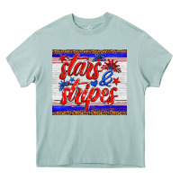 Stars And Stripes Tumbler Heavy Core Tee | Teevron