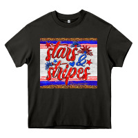 Asphalt stars and stripes tumbler Heavy Core Tee - HRA Design Shop