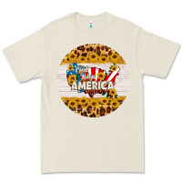 Bone god bless america round coaster Premium Tee - HRA Design Shop