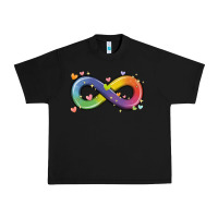 Black infinity symbol autism Urban Heavy Tee - MaliasSmallBusiness