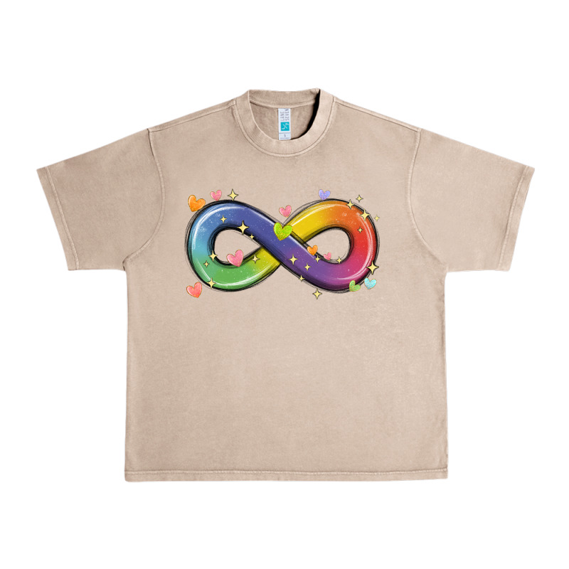 Infinity Symbol Autism Urban Heavy Tee by MaliasSmallBusiness | Teevron