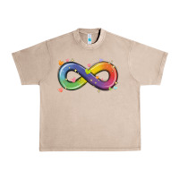 French Oak infinity symbol autism Urban Heavy Tee - MaliasSmallBusiness