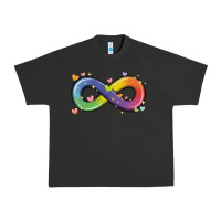 Pigment Black infinity symbol autism Urban Heavy Tee - MaliasSmallBusiness