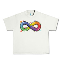 Pistachio infinity symbol autism Urban Heavy Tee - MaliasSmallBusiness