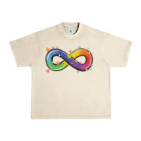 Sandshell infinity symbol autism Urban Heavy Tee - MaliasSmallBusiness