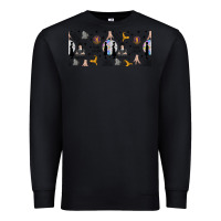 Black gothic girl and colorful girl Premium Sweatshirt - TumblerDesignByShophia