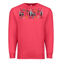 Cardinal gothic girl and colorful girl Premium Sweatshirt - TumblerDesignByShophia