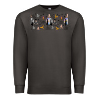 Smoke gothic girl and colorful girl Premium Sweatshirt - TumblerDesignByShophia