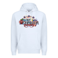 White American Teacher 4th of july Premium Hoodie - HowdyJamesFarm